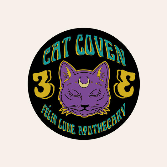 Anniversary Cat Coven Sticker